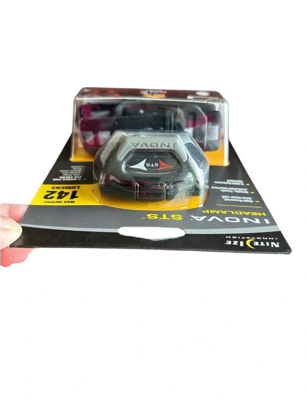 NEW INOVA STS Headlamp Charcoal HLSA 09-R7 sealed Max Output 142 Lumens 5 modes